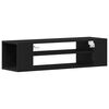 vidaXL TV Cabinet Black Oak 100 x 30 x 26.5 cm Engineered Wood