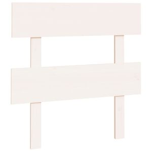 vidaXL Bed Headboard White 93,5x3x81 cm Solid Wood Pine