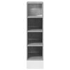 vidaXL Bottom Cabinet Riga Concrete Grey 20x44.5x81.5 cm Engineered Wood
