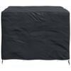 vidaXL Furniture Cover Plain Black 125 x 125 x 74 cm Fabric