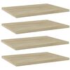 vidaXL Bookshelf Boards 4 pcs Sonoma Oak 40x30x1,5 cm Engineered Wood