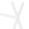 vidaXL Kids Bed Frame White Solid Pine Wood 80x160 cm