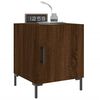 vidaXL Bedside Cabinets 2 pcs Brown Oak 40x40x50 cm Engineered Wood