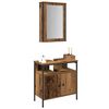 vidaXL Bathroom Furniture Set with Storage 2 pcs Brown 60 x 30 x 60 cm