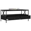 vidaXL Coffee Table Black 100x51x45 cm Engineered Wood