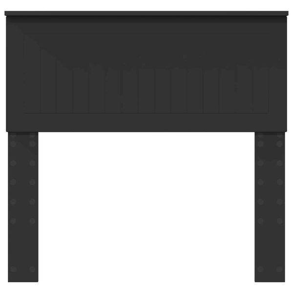 vidaXL Headboard Black Oak 90 cm Engineered wood