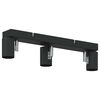 vidaXL Ceiling Spotlight Black 38 x 6.5 x 11.5 cm Steel