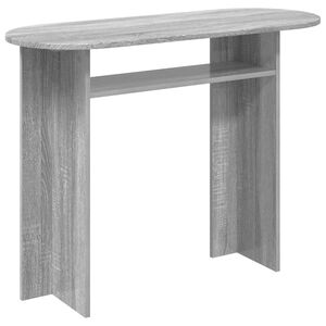 vidaXL Console Table Grey Sonoma 100 x 39.5 x 75 cm Engineered Wood