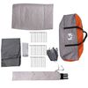vidaXL Family Tent Cabin 6-Person Grey Waterproof
