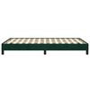 vidaXL Bed Frame without Mattress Dark Green 120x190 cm Small Double Velvet