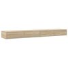 vidaXL Bed Drawers Sonoma Oak 200 x 36.5 x 16.5 cm Engineered Wood