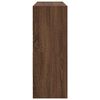 vidaXL Shoe Racks 2 pcs Stackable Brown Oak 89.5x30x40 cm