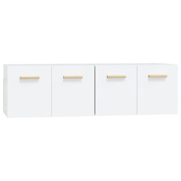 vidaXL Wall Cabinets 2 pcs White 60x36.5x35 cm Engineered Wood