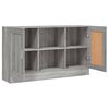 vidaXL Sideboard Grey Sonoma 120x30.5x70 cm Engineered Wood
