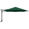 vidaXL Garden Parasol Green 248 x 248 x 148 cm Polyester and Steel