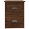 vidaXL Wall-mounted Bedside Cabinets 2 pcs Brown Oak 41.5x36x53cm