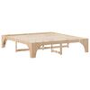 vidaXL Bed Frame Brown 180 x 200 cm Solid Pine Wood