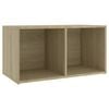 vidaXL TV Cabinet Sonoma Oak 72x35x36,5 cm Engineered Wood