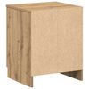 vidaXL Bedside Cabinets 2 pcs with 2 Drawers Artisan Oak 40x36x50 cm
