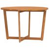 vidaXL Garden Dining Table Round &Oslash;110x75 cm Solid Wood Acacia