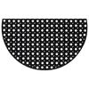 vidaXL Door Mat Half Round 45x75 cm Rubber