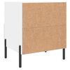 vidaXL Bedside Cabinets 2 pcs White 40x35x47.5 cm Engineered Wood