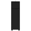 vidaXL Bathroom Cabinet Black 30.5 x 30 x 101 cm Engineered Wood