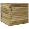 vidaXL Garden Planter 50x50x45.5 cm Impregnated Wood Pine
