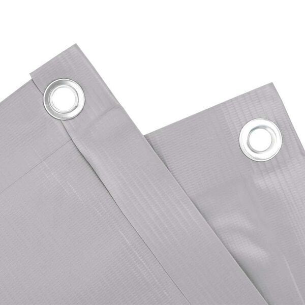 vidaXL Balcony Privacy Screen Grey 600x75 cm PVC