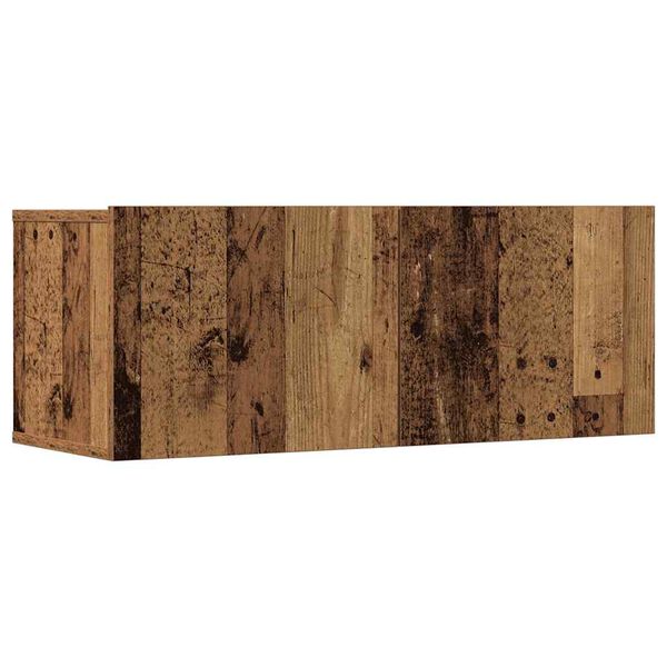 vidaXL 7 Piece TV Cabinet Set Wall-mounted Old Wood Engineered Wood