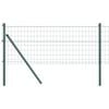 vidaXL Ground Fix Welded Wire Fence 10 x 0.6 m (W x H)