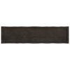 vidaXL Table Top Dark Brown 160x40x(2-4) cm Treated Solid Wood Live Edge