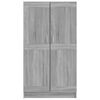 vidaXL Book Cabinet Grey Sonoma 82.5x30.5x150 cm Engineered Wood