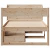 vidaXL Bed Frame without Mattress 90x190 cm Single Solid Wood Pine
