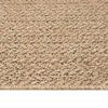 vidaXL Rug ZIZUR Beige 200x290 cm Jute Look Indoor and Outdoor