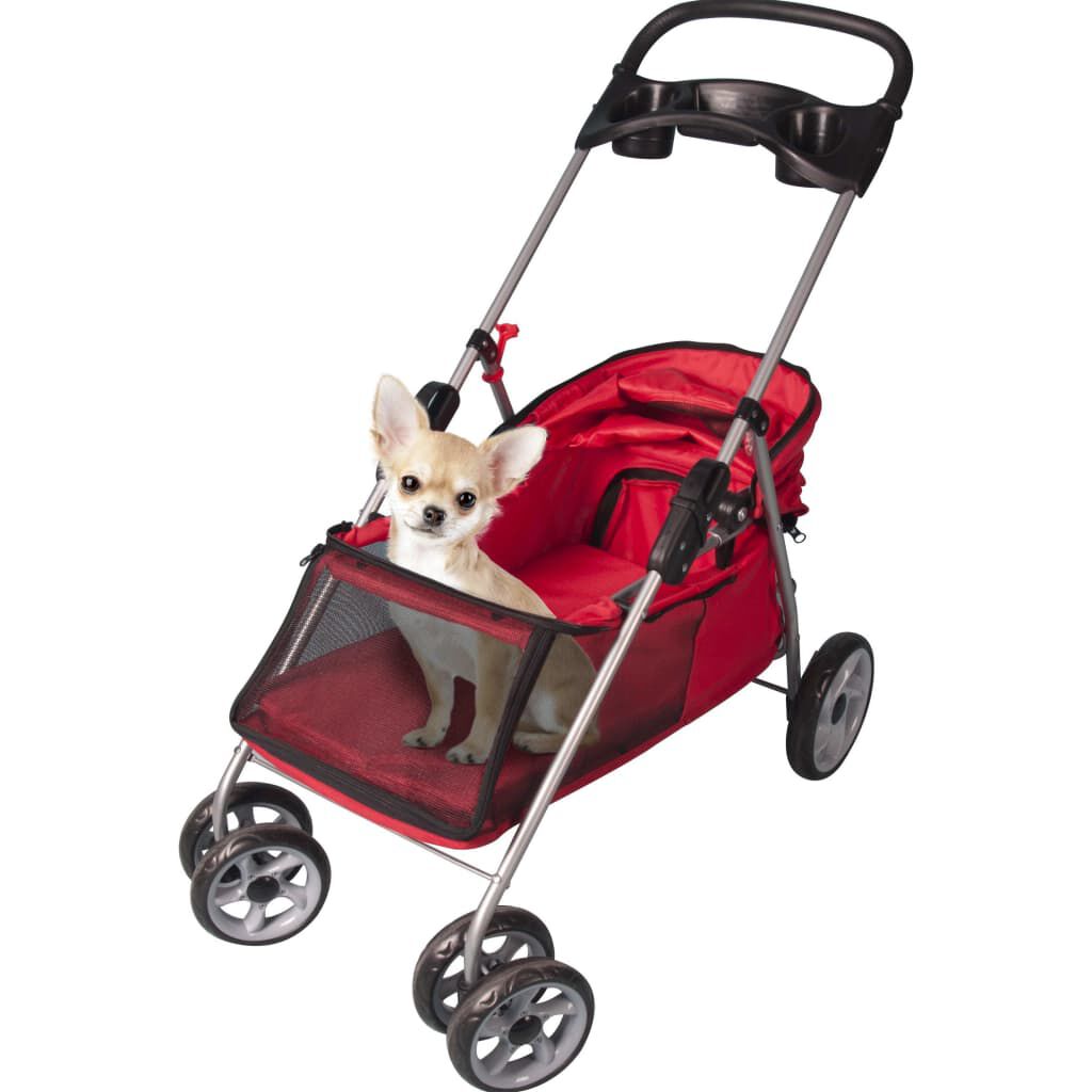 FLAMINGO Dog Buggy Red 89x37x87 cm vidaXL