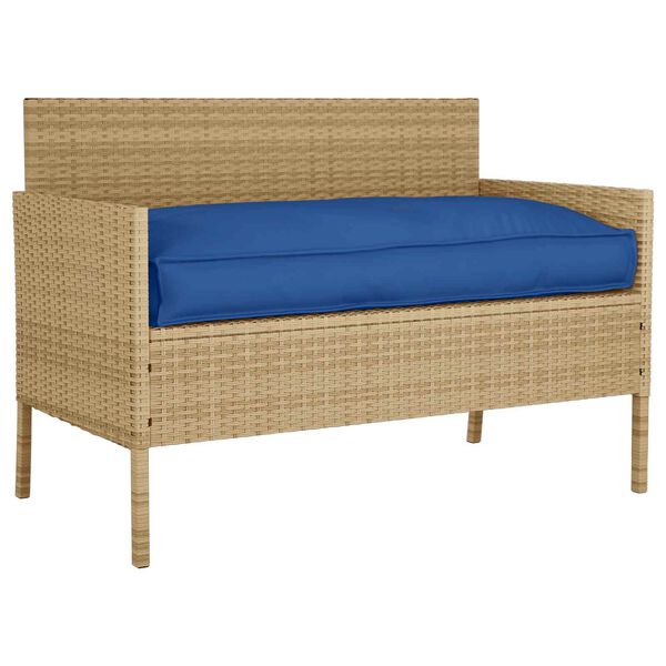 vidaXL Pallet Cushion for Seat / Backrest Royal blue 120 x 60 x 12 cm