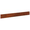 vidaXL Lawn Edging 50 pcs 100 x 12 cm Steel Rusty