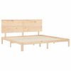 vidaXL Bed Frame without Mattress Super King Size Solid Wood Pine