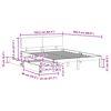 vidaXL Bed Frame with Drawers without Mattress 160x200 cm