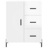 vidaXL Sideboard High Gloss White 69.5x34x90 cm Engineered Wood