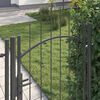 vidaXL Garden Gate with Lock Grey 175 x 100 cm Steel