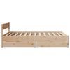vidaXL Bed Frame without Mattress 140x190 cm Solid Wood Pine