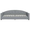 vidaXL Daybed with Trundle without Mattress Light Grey 90x190 cm Single