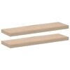 vidaXL Floating Shelves 2 pcs 80x23.5x4 cm Engineered Wood