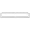 vidaXL Bed Frame without Mattress White 90x200 cm Metal