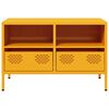 vidaXL TV Cabinet Mustard Yellow 68x39x43.5 cm Cold-rolled Steel
