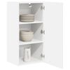 vidaXL Hanging Cabinet with Door White 40 x 31 x 80 cm Engineered Wood