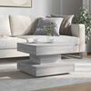 vidaXL Coffee Table 360-Degree Rotatable Grey Sonoma 50x50x34.5 cm