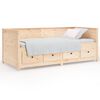 vidaXL Day Bed without Mattress 90x190 cm Single Solid Wood Pine